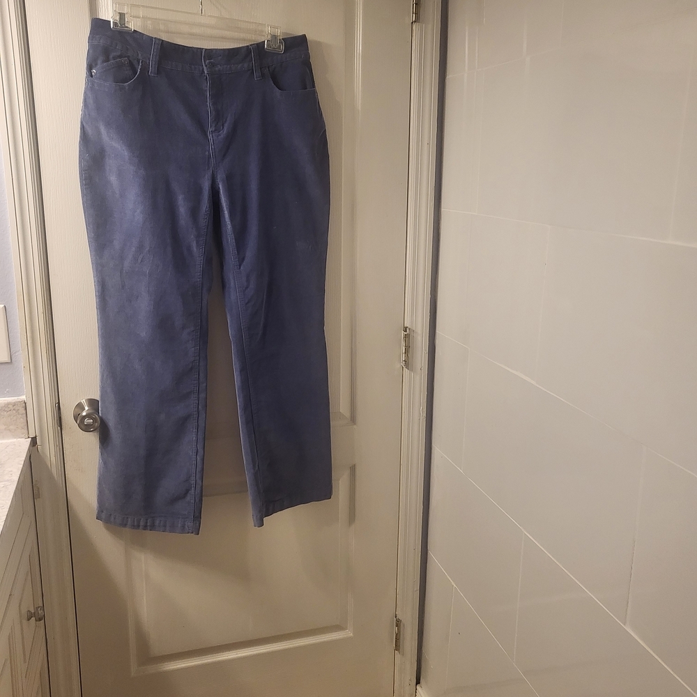 Women Classic Faded Corduroy Trousers Pre-own And Gentle wear